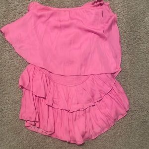 Cutest pink dress with built in shorts just too big for me!